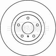 Borg & Beck BBD5799S - Спирачен диск vvparts.bg