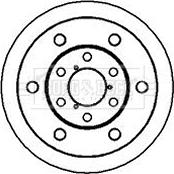 Borg & Beck BBD5795S - Спирачен диск vvparts.bg