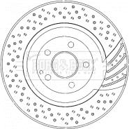 Borg & Beck BBD5781S - Спирачен диск vvparts.bg