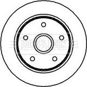 Borg & Beck BBD5739S - Спирачен диск vvparts.bg