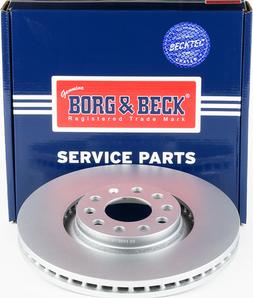 Borg & Beck BBD5734S - Спирачен диск vvparts.bg