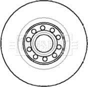 Borg & Beck BBD5730S - Спирачен диск vvparts.bg