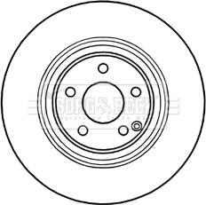 HELLA PAGID 8DD 355 106-841 - Спирачен диск vvparts.bg