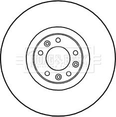 AP 25259 - Спирачен диск vvparts.bg