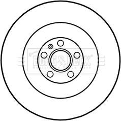 Borg & Beck BBD6050S - Спирачен диск vvparts.bg