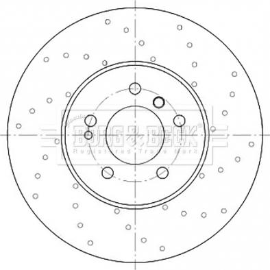 Borg & Beck BBD6078S - Спирачен диск vvparts.bg