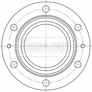 Borg & Beck BBD32592 - Спирачен диск vvparts.bg