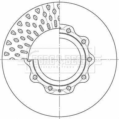 Borg & Beck BBD32654 - Спирачен диск vvparts.bg