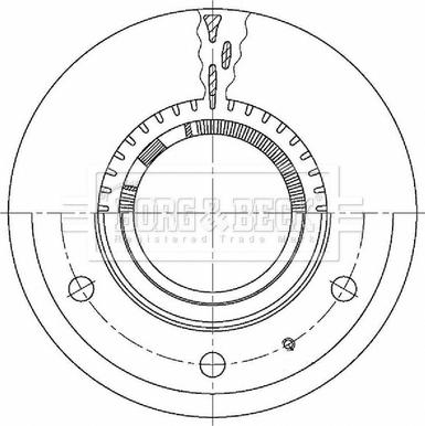 Borg & Beck BBD32669 - Спирачен диск vvparts.bg