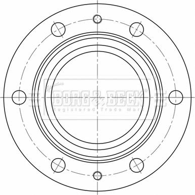 Borg & Beck BBD32633 - Спирачен диск vvparts.bg