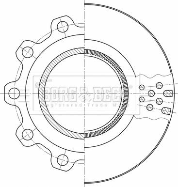 Borg & Beck BBD32624 - Спирачен диск vvparts.bg