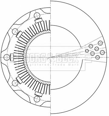 Borg & Beck BBD32620 - Спирачен диск vvparts.bg