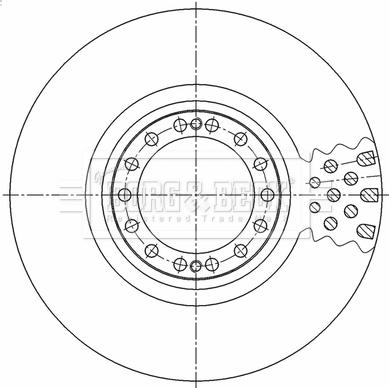 Borg & Beck BBD32670 - Спирачен диск vvparts.bg