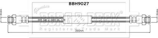 Borg & Beck BBH9027 - Спирачен маркуч vvparts.bg