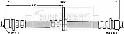 Borg & Beck BBH6990 - Спирачен маркуч vvparts.bg