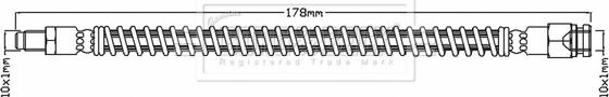 Borg & Beck BBH6940 - Спирачен маркуч vvparts.bg