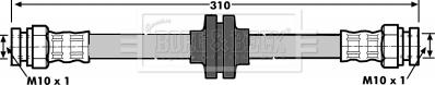 Borg & Beck BBH6956 - Спирачен маркуч vvparts.bg