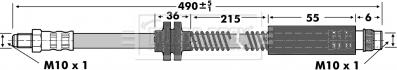 Borg & Beck BBH6908 - Спирачен маркуч vvparts.bg