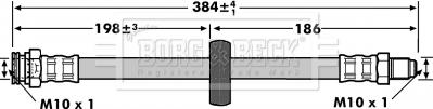 Borg & Beck BBH6911 - Спирачен маркуч vvparts.bg