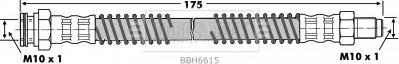 Borg & Beck BBH6615 - Спирачен маркуч vvparts.bg