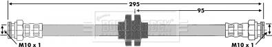 Borg & Beck BBH6098 - Спирачен маркуч vvparts.bg