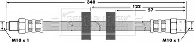 Borg & Beck BBH6023 - Спирачен маркуч vvparts.bg