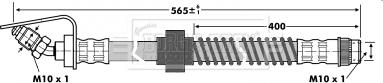 Borg & Beck BBH6867 - Спирачен маркуч vvparts.bg