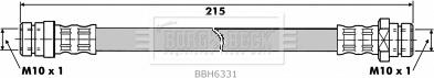 Borg & Beck BBH6331 - Спирачен маркуч vvparts.bg