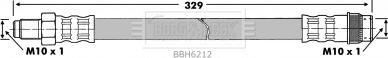 Borg & Beck BBH6212 - Спирачен маркуч vvparts.bg