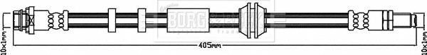 Borg & Beck BBH8411 - Спирачен маркуч vvparts.bg