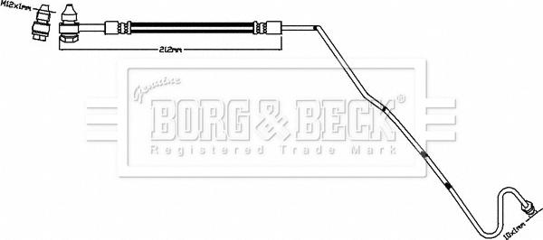 Borg & Beck BBH8504 - Спирачен маркуч vvparts.bg