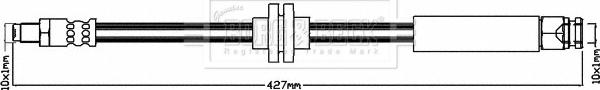 Borg & Beck BBH8537 - Спирачен маркуч vvparts.bg