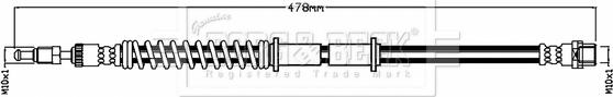 Borg & Beck BBH8785 - Спирачен маркуч vvparts.bg