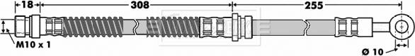 Borg & Beck BBH7501 - Спирачен маркуч vvparts.bg