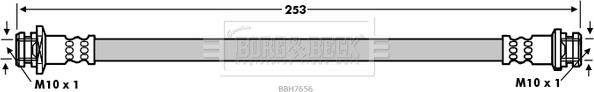 Borg & Beck BBH7656 - Спирачен маркуч vvparts.bg