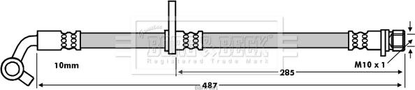 Borg & Beck BBH7681 - Спирачен маркуч vvparts.bg