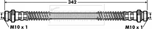 Borg & Beck BBH7005 - Спирачен маркуч vvparts.bg