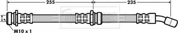 Borg & Beck BBH7008 - Спирачен маркуч vvparts.bg