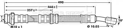 Borg & Beck BBH7007 - Спирачен маркуч vvparts.bg