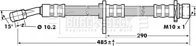 Borg & Beck BBH7018 - Спирачен маркуч vvparts.bg