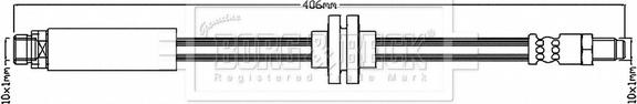 Borg & Beck BBH7080 - Спирачен маркуч vvparts.bg