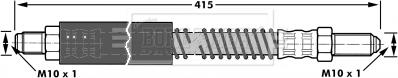 Borg & Beck BBH7026 - Спирачен маркуч vvparts.bg