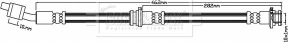 Borg & Beck BBH7139 - Спирачен маркуч vvparts.bg