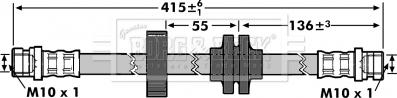 Borg & Beck BBH7172 - Спирачен маркуч vvparts.bg