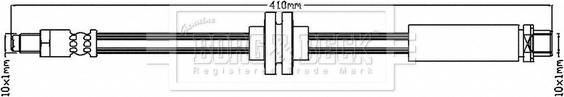 Borg & Beck BBH7293 - Спирачен маркуч vvparts.bg