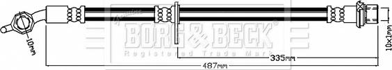 Borg & Beck BBH7269 - Спирачен маркуч vvparts.bg