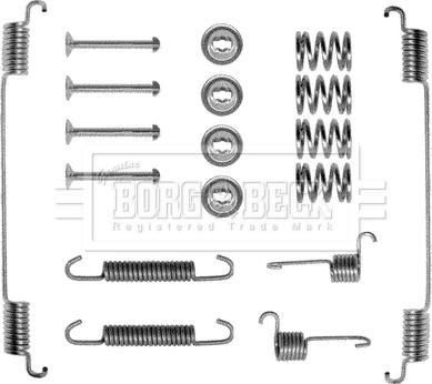 Borg & Beck BBK6019 - Комплект принадлежности, спирани челюсти vvparts.bg