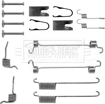 Borg & Beck BBK6135 - Комплект принадлежности, спирани челюсти vvparts.bg