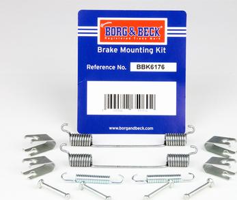 Borg & Beck BBK6176 - Комплект принадлежности, спирани челюсти vvparts.bg