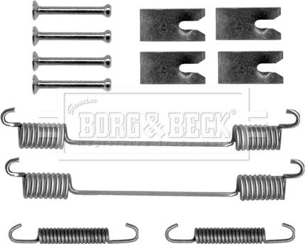 Borg & Beck BBK6176 - Комплект принадлежности, спирани челюсти vvparts.bg